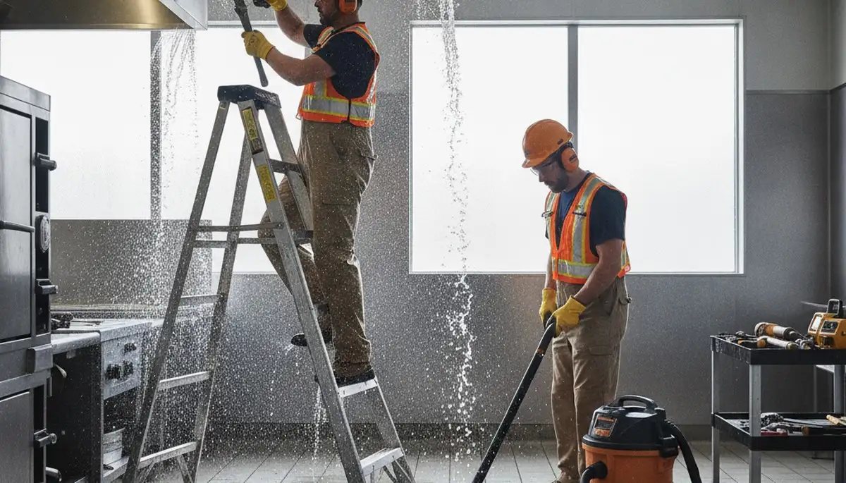 Emergency plumber repairing a pipe leak in Anaheim, CA for 24/7 plumbing service