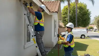 Anaheim, CA plumber repairing a residential plumbing issue for local home service customers