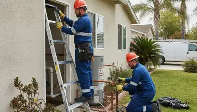 Professional plumber providing repair service in Anaheim, CA for plumbing issues