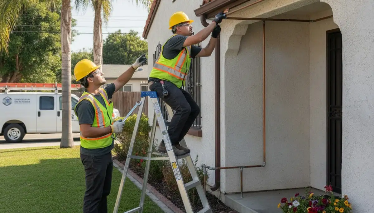 Plumber providing repair services in Anaheim, CA for residential and commercial plumbing issues