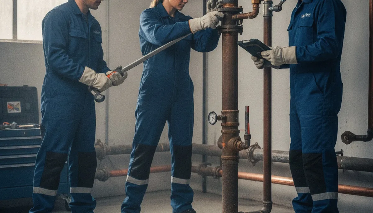 Anaheim, CA plumber repairing home pipes for fast, reliable plumbing service