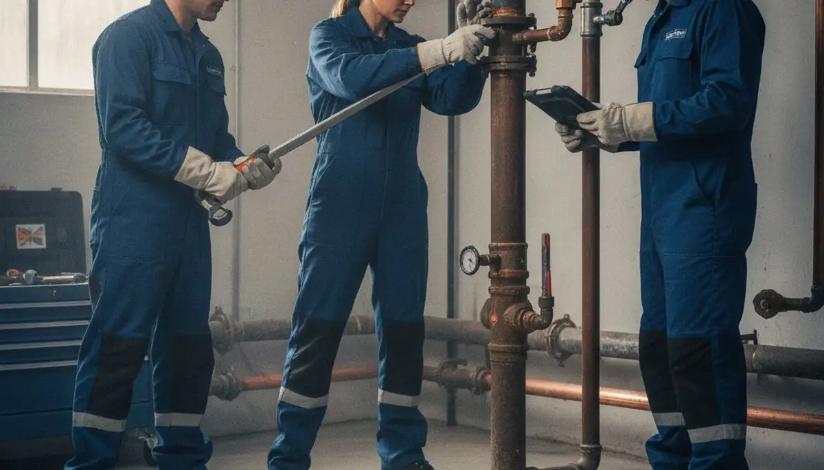 Anaheim, CA plumber repairing home pipes for fast, reliable plumbing service
