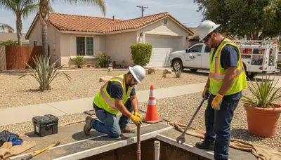 Plumbing repair technician serving Anaheim, CA for residential and commercial plumbing services