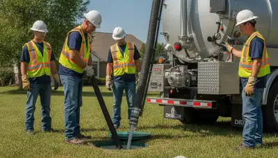 Anaheim, CA plumber providing septic pumping service for local homes