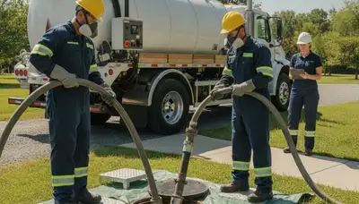 Septic tank cleaning service for Anaheim, CA homes by local plumbers